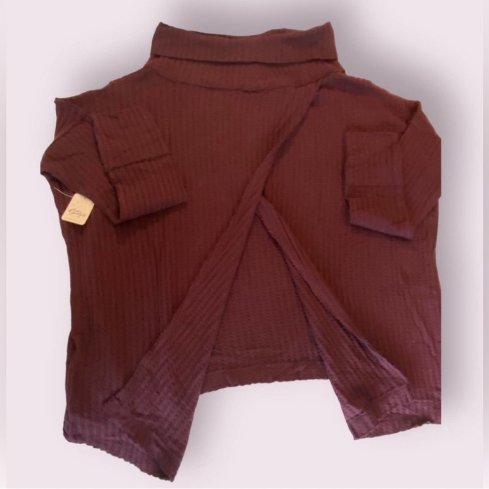 Free People Juicy Long Sleeve Tunic Sweater with Cowl Neck - Picture 7 of 10